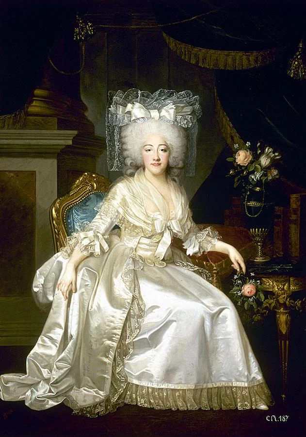 Ritratto di Marie - Joséphine, Louise de Savoie, comtesse de Provence, in collaborazioner con Joseph Boze